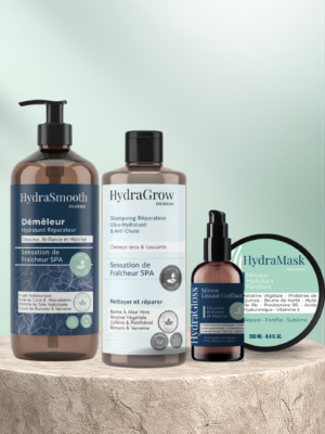 3 pack forti shampoing + masque + démeleur +sérum lissant