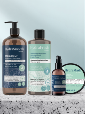 4 pack forti shampoing + masque + démeleur + sérum lissant