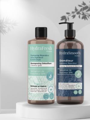 1 hydragrow + hydrasmouth shampoing + démêleur
