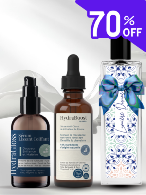 14 duo serum hydragloss + hydraboost + parfum lumière divine offert